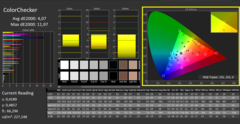 CalMAN - Color Checker calibrated