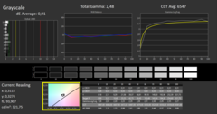 CalMAN - Greyscale (calibrated)