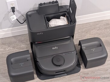 Dust bag compartment.