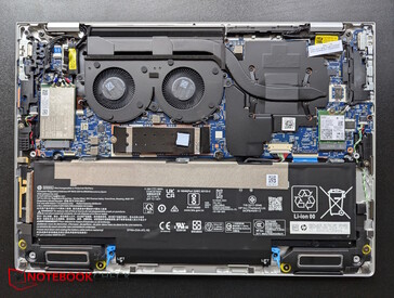 EliteBook X: The 2 fans are too close together. The SoC is on one side.