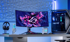 The ROG Swift OLED PG39WCDM has finally started on the road to a global release. (Image source: ASUS)