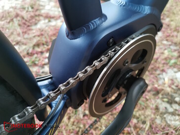 Chain and front sprockets