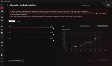 Armoury Crate manual mode GPU