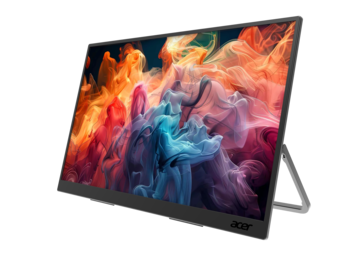 Acer PM191Q E monitor with its built-in stand. (Image source: Acer)