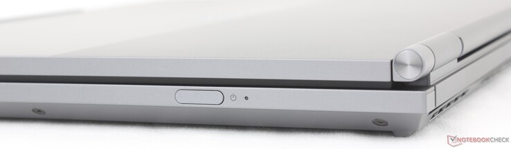 Right: Fingerprint-enabled Power button