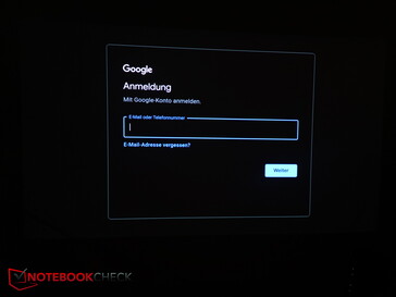 Google login required