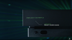 Close up of part of the limited edition Project Scorpio console. (Source: Microsoft)