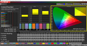 CalMAN standard color accuracy