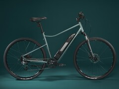 The Decathlon Riverside 500 E electric mountain bike has up to 90 km (~56 miles) of assistance range. (Image source: Decathlon)