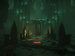 A screengrab from Demon Souls running on a PS5 console (image source: r/PS5)