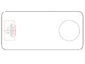 This is how the Nokia X20 (TA-1341) will look from the back, according to an FCC drawing. (Image source: FCC)