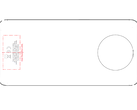 This is how the Nokia X20 (TA-1341) will look from the back, according to an FCC drawing. (Image source: FCC)