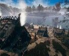 An image showing a town and buildings in Frozenheim.