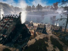 An image showing a town and buildings in Frozenheim.