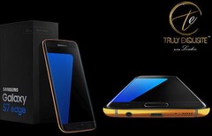 24K Gold custom Galaxy S7 and Galaxy S7 Edge by Truly Exquisite