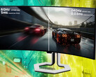 The Legion Pro 34WD-10 Gaming Monitor appears to rely upon on a WOLED panel from LG Display. (Image source: Lenovo - edited)