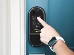 The Lockly Vision Elite smart video lock has a 1080p camera. (Image source: Lockly)