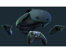 A product catalog image for Meta's limited edition Quest 3S Xbox Edition VR headset, showcased against a black background. (Image Source: Meta)