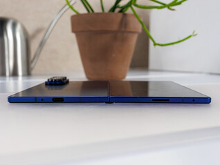 The Galaxy Z Fold7 is one of the thinnest foldable smartphones in the world, unfolded (Image source: Notebookcheck)