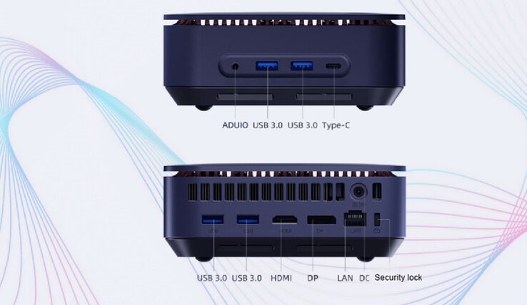 External ports of the Ace Magician TK11-A0 (Source: Minipc Union)