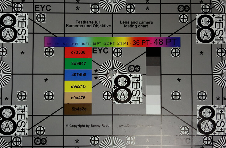 Alcatel 5 test chart