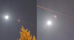 Shooting the moon without artifacts is apparently impossible with the Mi 10T Pro (Source: Own)