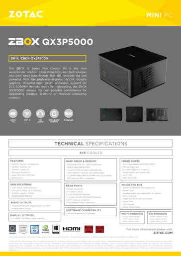 ZBox QX3P5000