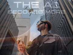Man flies the Antigravity A1 with Goggles