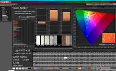 ColorChecker before calibration