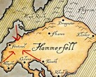 Map of Hammerfell province from The Elder Scrolls universe.
