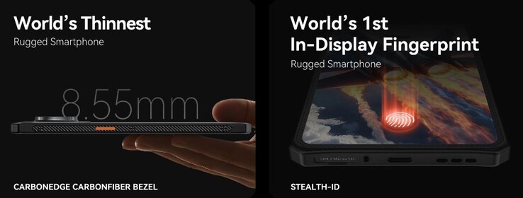 The Air2 Ultra is advertised as being thin and having a fingerprint sensor integrated into the screen.