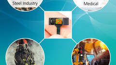 Fraunhofer's tiny color OLED screen consumes very little power (image: Fraunhofer)