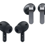 The Galaxy Buds 4 Pro and Galaxy Buds 4, from left to right.