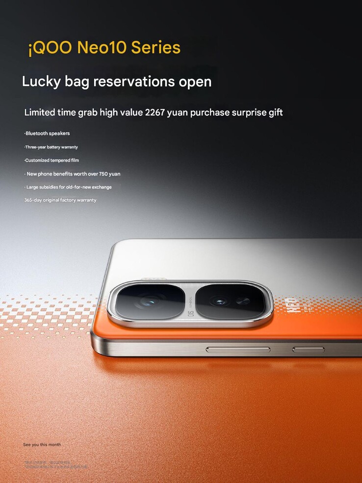 Official teaser of iQoo Neo10 series (Image source: iQoo - machine translated)