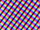 Subpixel grid and touch layer