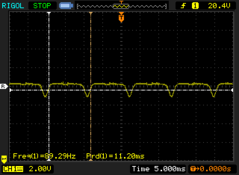 OLED flickering at maximum panel brightness (89 Hz)