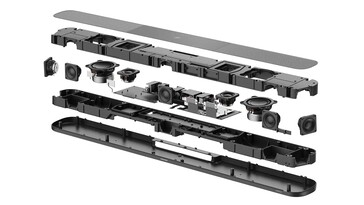 Sennheiser's Ambeo soundbar uses 9 carefully angled speakers and a lot of DSP to deliver immersive sound (Image Source: Sennheiser)