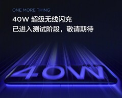 Xiaomi also claims to have 40W wireless charging in the works. (Source: Xiaomi)