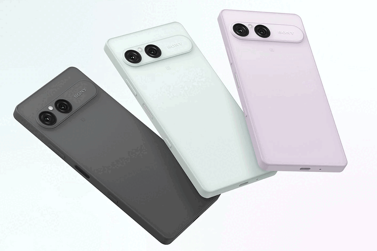 The Xperia 10 VIII comes in frozen white, frosted grey, and misty lilac colorways