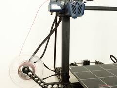 Two strands of cables lead to the X axis