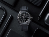 The Casio MWA-100HB-1AV has an attractive black dial that complements the stainless-steel bezel quite well. (Image source: Casio)
