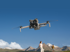 The DJI Mini 5 Pro (pictured) has front-facing LiDAR, fisheye cameras, binocular sensors, and an underside infrared sensor. (Image source:DJI)