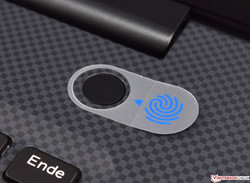 Power button and fingerprint sensor
