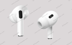The AirPods Pro 2 looks like a subtle revision of the outgoing current model. (Image source: 52audio)