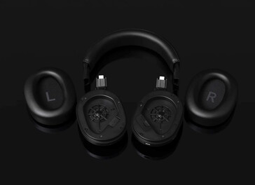 The detachable headband and magnetically-mounted earpads of the Final UX5000 headphones are user-replaceable. (Image source: Final)