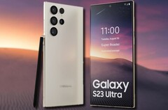 The Samsung Galaxy S23 Ultra may have straighter edges and a flatter display than its predecessor. (Image source: @technizoconcept &amp; Unsplash - edited)