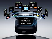 Lenovo's new in-ear headphones come with a touchscreen on their charging case (Image source: Lenovo)