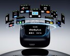 Lenovo's new in-ear headphones come with a touchscreen on their charging case (Image source: Lenovo)