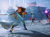 Morbid Metal launch teaser showing protagonist fighting enemy robots with a sword