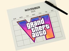 November 2026 calendar page with GTA 6 logo (Image source: Rockstar Games with edits)